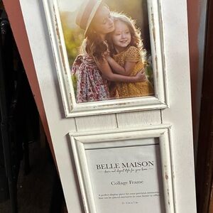 Belle Maison Rustic White Collage Frame